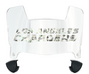 Los Angeles Chargers Limited Edition Mini Football Helmet Shield Visor w/ Clips - PICK VISOR & LOGO COLOR
