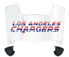 Los Angeles Chargers Limited Edition Mini Football Helmet Shield Visor w/ Clips - PICK VISOR & LOGO COLOR