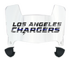 Los Angeles Chargers Limited Edition Mini Football Helmet Shield Visor w/ Clips - PICK VISOR & LOGO COLOR