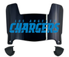 Los Angeles Chargers Retro Throwback Mini Football Helmet Shield Visor w/ Clips - PICK VISOR & LOGO COLOR