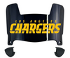 Los Angeles Chargers Retro Throwback Mini Football Helmet Shield Visor w/ Clips - PICK VISOR & LOGO COLOR