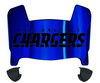 Los Angeles Chargers Retro Throwback Mini Football Helmet Shield Visor w/ Clips - PICK VISOR & LOGO COLOR