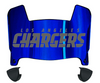 Los Angeles Chargers Retro Throwback Mini Football Helmet Shield Visor w/ Clips - PICK VISOR & LOGO COLOR