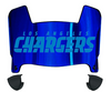 Los Angeles Chargers Retro Throwback Mini Football Helmet Shield Visor w/ Clips - PICK VISOR & LOGO COLOR
