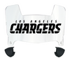 Los Angeles Chargers Retro Throwback Mini Football Helmet Shield Visor w/ Clips - PICK VISOR & LOGO COLOR