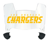 Los Angeles Chargers Retro Throwback Mini Football Helmet Shield Visor w/ Clips - PICK VISOR & LOGO COLOR