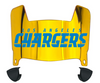 Los Angeles Chargers Retro Throwback Mini Football Helmet Shield Visor w/ Clips - PICK VISOR & LOGO COLOR