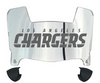 Los Angeles Chargers Retro Throwback Mini Football Helmet Shield Visor w/ Clips - PICK VISOR & LOGO COLOR