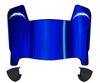 Los Angeles Chargers Retro Throwback Mini Football Helmet Shield Visor w/ Clips - PICK VISOR & LOGO COLOR