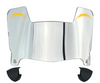 Los Angeles Chargers Retro Throwback Mini Football Helmet Shield Visor w/ Clips - PICK VISOR & LOGO COLOR