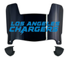 Los Angeles Chargers Mini Football Helmet Shield Visor w/ Clips - PICK VISOR & LOGO COLOR