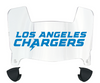 Los Angeles Chargers Mini Football Helmet Shield Visor w/ Clips - PICK VISOR & LOGO COLOR