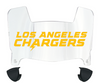 Los Angeles Chargers Mini Football Helmet Shield Visor w/ Clips - PICK VISOR & LOGO COLOR