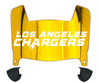 Los Angeles Chargers Mini Football Helmet Shield Visor w/ Clips - PICK VISOR & LOGO COLOR
