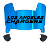 Los Angeles Chargers Mini Football Helmet Shield Visor w/ Clips - PICK VISOR & LOGO COLOR