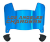 Los Angeles Chargers Mini Football Helmet Shield Visor w/ Clips - PICK VISOR & LOGO COLOR