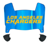 Los Angeles Chargers Mini Football Helmet Shield Visor w/ Clips - PICK VISOR & LOGO COLOR