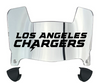 Los Angeles Chargers Mini Football Helmet Shield Visor w/ Clips - PICK VISOR & LOGO COLOR