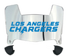 Los Angeles Chargers Mini Football Helmet Shield Visor w/ Clips - PICK VISOR & LOGO COLOR