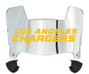 Los Angeles Chargers Mini Football Helmet Shield Visor w/ Clips - PICK VISOR & LOGO COLOR