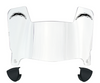 Los Angeles Chargers Mini Football Helmet Shield Visor w/ Clips - PICK VISOR & LOGO COLOR