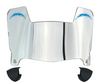 Los Angeles Chargers Mini Football Helmet Shield Visor w/ Clips - PICK VISOR & LOGO COLOR