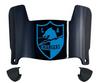 Los Angeles Chargers Mini Football Helmet Shield Visor w/ Clips - PICK VISOR & LOGO COLOR