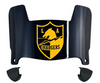 Los Angeles Chargers Mini Football Helmet Shield Visor w/ Clips - PICK VISOR & LOGO COLOR