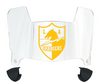 Los Angeles Chargers Mini Football Helmet Shield Visor w/ Clips - PICK VISOR & LOGO COLOR