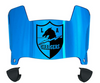 Los Angeles Chargers Mini Football Helmet Shield Visor w/ Clips - PICK VISOR & LOGO COLOR