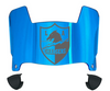 Los Angeles Chargers Mini Football Helmet Shield Visor w/ Clips - PICK VISOR & LOGO COLOR