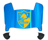 Los Angeles Chargers Mini Football Helmet Shield Visor w/ Clips - PICK VISOR & LOGO COLOR