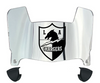 Los Angeles Chargers Mini Football Helmet Shield Visor w/ Clips - PICK VISOR & LOGO COLOR