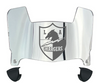 Los Angeles Chargers Mini Football Helmet Shield Visor w/ Clips - PICK VISOR & LOGO COLOR