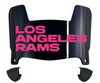 Los Angeles Rams Limited Edition Mini Football Helmet Visor Shield w/ Clips - PICK VISOR & LOGO COLOR