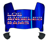 Los Angeles Rams Limited Edition Mini Football Helmet Visor Shield w/ Clips - PICK VISOR & LOGO COLOR