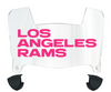 Los Angeles Rams Limited Edition Mini Football Helmet Visor Shield w/ Clips - PICK VISOR & LOGO COLOR