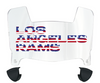 Los Angeles Rams Limited Edition Mini Football Helmet Visor Shield w/ Clips - PICK VISOR & LOGO COLOR