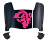 Los Angeles Rams Limited Edition Mini Football Helmet Visor Shield w/ Clips - PICK VISOR & LOGO COLOR