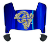 Los Angeles Rams Limited Edition Mini Football Helmet Visor Shield w/ Clips - PICK VISOR & LOGO COLOR