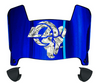Los Angeles Rams Limited Edition Mini Football Helmet Visor Shield w/ Clips - PICK VISOR & LOGO COLOR