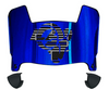 Los Angeles Rams Limited Edition Mini Football Helmet Visor Shield w/ Clips - PICK VISOR & LOGO COLOR