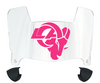 Los Angeles Rams Limited Edition Mini Football Helmet Visor Shield w/ Clips - PICK VISOR & LOGO COLOR