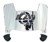 Los Angeles Rams Limited Edition Mini Football Helmet Visor Shield w/ Clips - PICK VISOR & LOGO COLOR