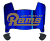 Los Angeles Rams Retro Throwback Mini Football Helmet Visor Shield w/ Clips - PICK VISOR & LOGO COLOR
