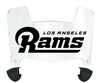 Los Angeles Rams Retro Throwback Mini Football Helmet Visor Shield w/ Clips - PICK VISOR & LOGO COLOR