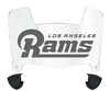 Los Angeles Rams Retro Throwback Mini Football Helmet Visor Shield w/ Clips - PICK VISOR & LOGO COLOR