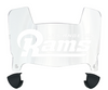 Los Angeles Rams Retro Throwback Mini Football Helmet Visor Shield w/ Clips - PICK VISOR & LOGO COLOR