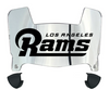 Los Angeles Rams Retro Throwback Mini Football Helmet Visor Shield w/ Clips - PICK VISOR & LOGO COLOR