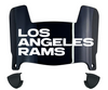Los Angeles Rams Mini Football Helmet Visor Shield w/ Clips - PICK VISOR & LOGO COLOR